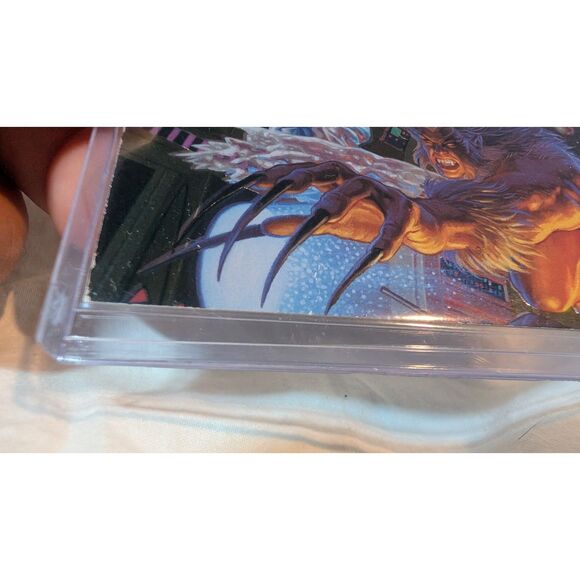 94 Fleer X-Men Ultra Limited Edition Subset 7 of 9 Iceman and Sabertooth - Picture 3 of 3